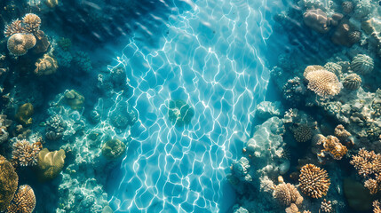 Obraz premium Coral Reef Sunlight