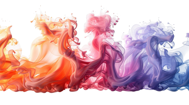 Vibrant Color Splash: Abstract Paint Texture, Background Design Element, Artistic Expression, Colorful Swirl,  Fluid Art,  Digital Painting