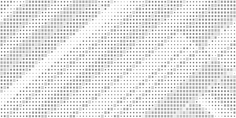 Fototapeta premium Abstract gray square pixel mosaic background. modern vector illustration