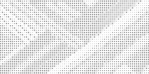Fototapeta premium Abstract gray square pixel mosaic background. modern vector illustration