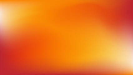 Fall gradient background. Abstract autumn colors smooth blurred backdrop, trendy soft graphic wallpaper with orange and red tones. Vector illustration