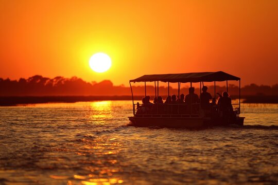 Zambezi Sunset Boat Cruise - Holiday Vacation on the Chobe River