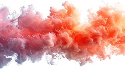 Vibrant Color Explosion: Abstract Ink Swirl Background