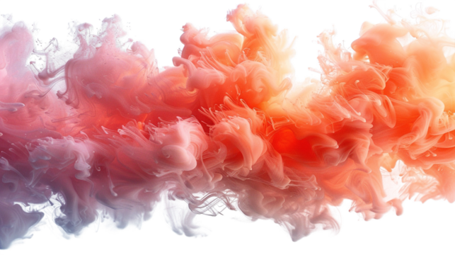 Vibrant Color Explosion: Abstract Ink Swirl Background