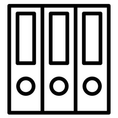 File folder icon in vector illustration