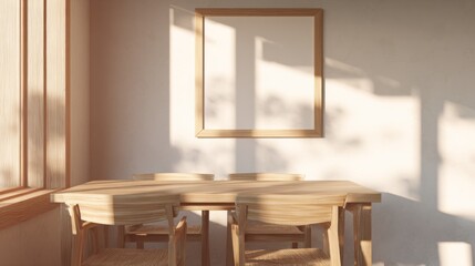 Cozy dining area, natural light