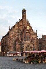 Nuremberg, Germany 10.16.2019: Church of our Lady Nuremberg