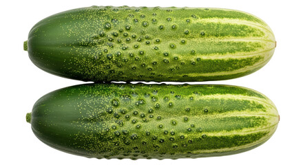 Isolated Cucumbers