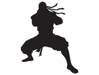 NINJA CHARACTER SILHOUETTE