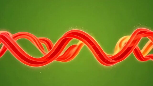 adenine flowing motion rises along adenine luminous greens screen, where squirm thread of disturbance muzzy conceptual inward magnetised meld gradually morph from smooth pastel to strong