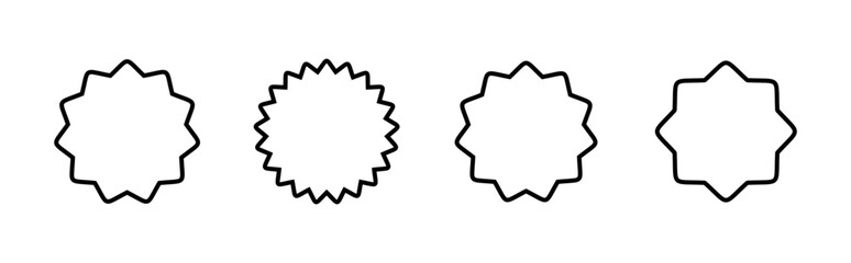 Badge icon set. Awards icon. Achieve. Stamp