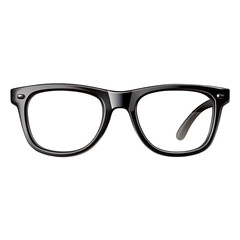 Fototapeta premium a drawing of glasses black isolated on white background PNG.AI Generated.