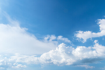 夏の空　夕方の青空と積雲07