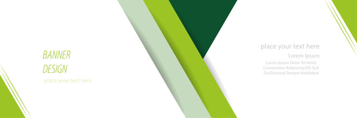 Minimal banner template with double line – Abstract banner design with multiple color shape – Creative banner background for seminar, conference, presentation, flyer, poster, brochure, decoration

