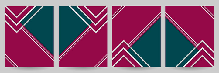 Creative template for seminar, conference, brochure, book cover, flyer, poster, brochure, decoration – Abstract cover background with multiple triangle shape – Geometric line minimal banner template