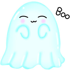 Halloween Illustration of a ghost