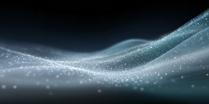 Mesmerizing Blue Wave Grid: Digital Art, Glowing Tech Background, Futuristic Design, Abstract Pattern, Modern Aesthetics, Cyberpunk Vibe, Electric Flow, Dark Backdrop
