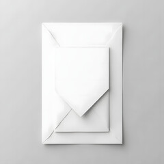 blank white envelope
