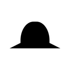 silhouette a hat symbol