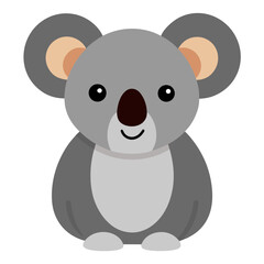 Fototapeta premium Koala animal vector illustration perfect for posters, icon, t-shirts, cards, wall art prints and ai design.