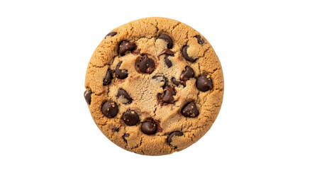 Isolated Chocolate Chip Cookie