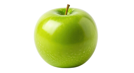 Isolated Fresh Green Apple
