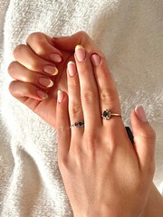 fresh set of nails and rings