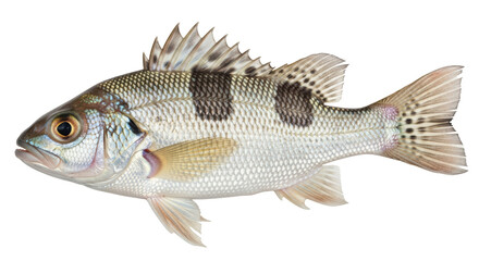 Isolated Blackstriped Salema