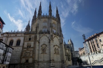 Obraz premium External view of the Chapel of the Constable and surrounding facade