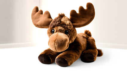 Cozy Plush Moose Toy
