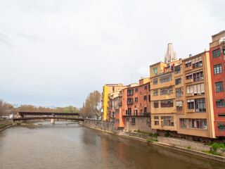 Núcleo histórico, o Barrio Viejo de Gerona. 