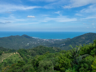 View from the Khao Hua Jook Pagoda in Koh Samui, Thailand