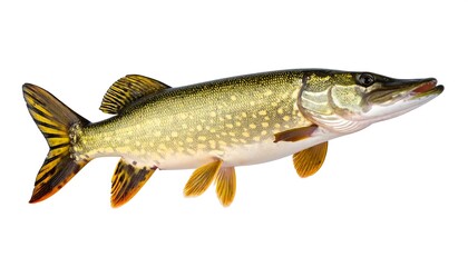 Fototapeta premium Pike fish profile
