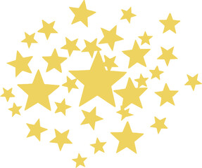 Yellow star background pattern vector illustration design for decoration use