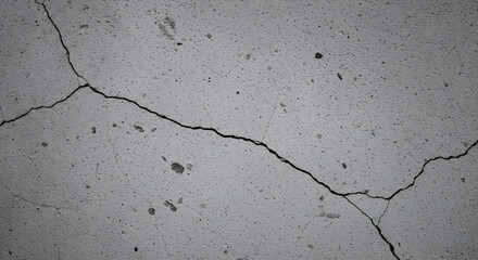 Gray cracked concrete wall texture with visible rough surface