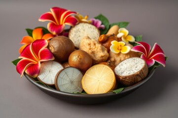 Vibrant Vanuatu Feast Close-Up