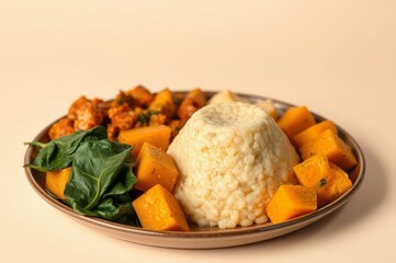 Vibrant Namibian Festive Plate