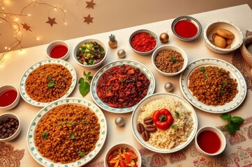 Festive Syrian New Year Dinner