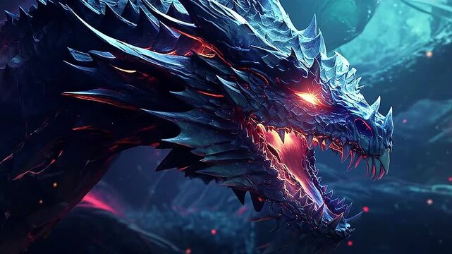Galaxy Version of dragon goblin world,ai generative