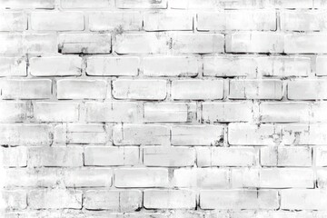 White brick wall background texture architecture industrial.