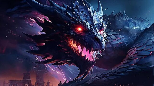 Galaxy Version of dragon goblin world,ai generative