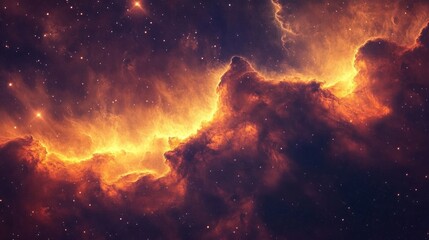Fototapeta premium Nebula universe space cosmic.