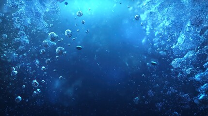 Abstract underwater scene