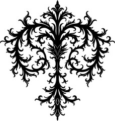 Obraz premium Vintage Ornamental Flourish Vector Set