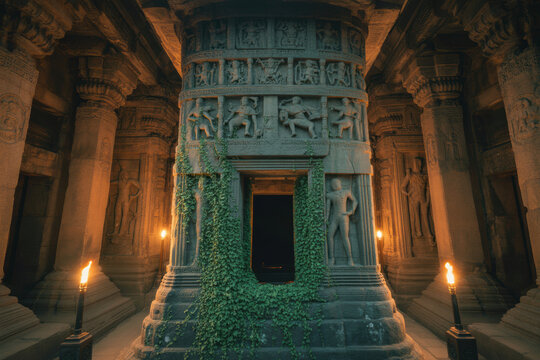 Entr&eacute;e du temple le plus hant&eacute; de la plan&egrave;te