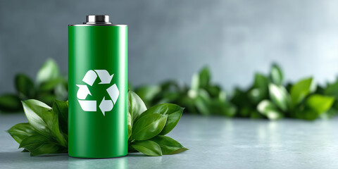 Eco Power Cell with Recycle Logo