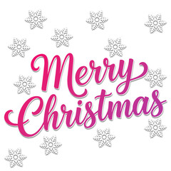 merry christmas text design