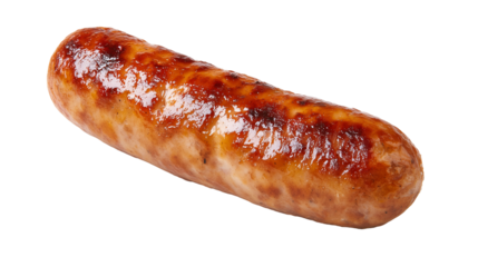 Sausage Sizzle isolated on white background