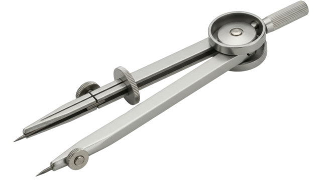 Isolated Drawing Compass