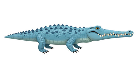 Fototapeta premium Isolated Cartoon Crocodile